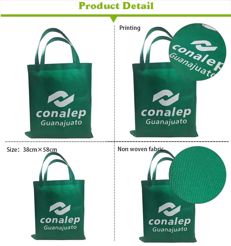 Custom Logo Reusable Recycle Supermarket Polyester Storage Biodegradable Foldable Recyclable Laminated Fabric Shopping PP Non Woven Bag