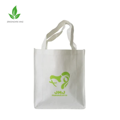 Bolsos de compras no tejidos de bambú compostables de encargo biodegradables de bambú al por mayor de compras